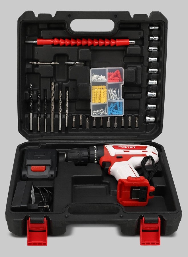 FOSTER FK 38-21 21V CORDLESS Screwdriver Tool kit 38 Pcs Cordless Drill - Image 1